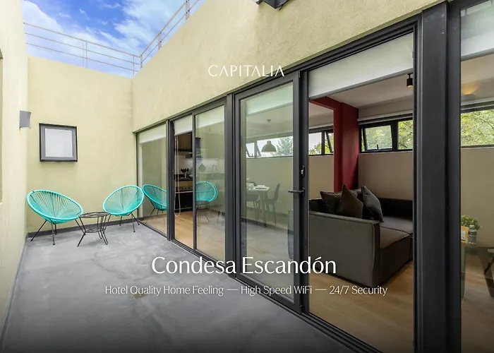 Apartamento Capitalia Condesa Escandon Cidade do México